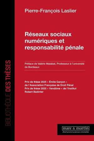 Réseaux sociaux numériques et responsabilité pénale