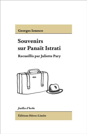 Souvenirs sur Panaït Istrati : recueillis par Juliette Pary