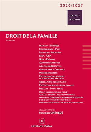 Droit de la famille 2026-2027