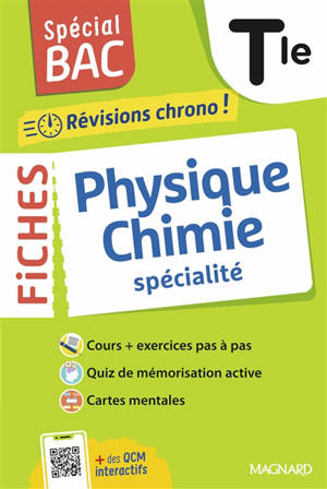 Physique chimie terminale : révisions chrono ! : spécialité