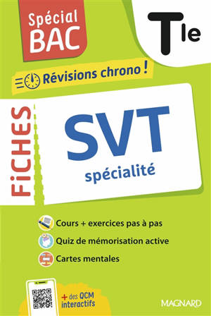 SVT terminale : révisions chrono ! : spécialité