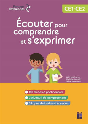 Ecouter pour comprendre et s'exprimer : CP, CE1, CE2 : programmes 2016