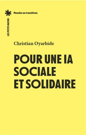 Pour une IA sociale et solidaire