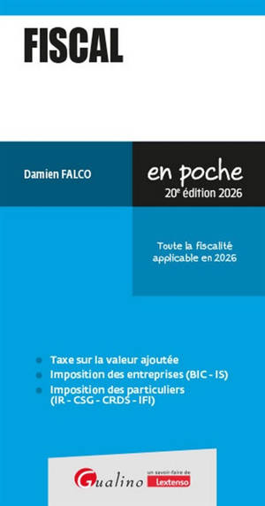 Fiscal : toute la fiscalité applicable en 2026