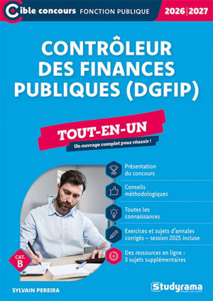 Contrôleur des finances publiques (DGFIP) : tout-en-un, cat. B : 2026-2027