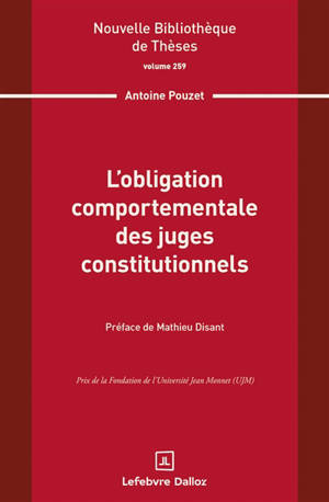 L'obligation comportementale des juges constitutionnels