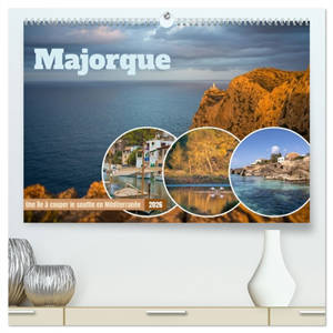 Majorque : Une île à couper le souffle en Méditerranée (Calendrier mural 2026 DIN A2 vertical) calendrier de bureau : Explorez Majorque toute l’année avec ce calendrier photo unique, idéal pour les amoureux de voyages et les passionnés de cette île m