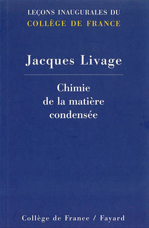 Chaire de chimie de la matière condensée