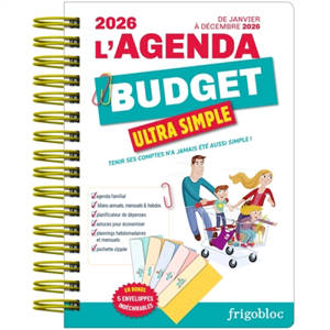L'agenda 2026 du budget de la famille avec enveloppes indéchirables ! : (de janv. à déc. 2026)