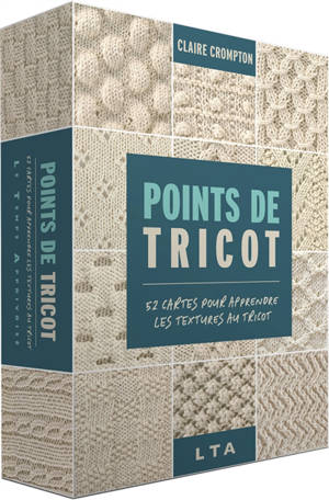 Points de tricot : 52 cartes pour apprendre les textures au tricot