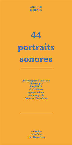 44 portraits sonores