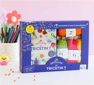 Je découvre le tricotin : coffret