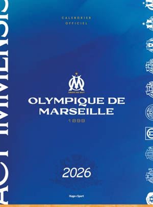 Calendrier mural Olympique de Marseille 2026