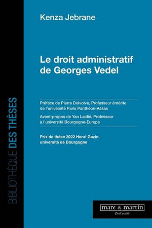 Le droit administratif de Georges Vedel