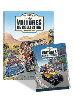 Les fondus de voiture de collection : pack tome 1 + calendrier 2026