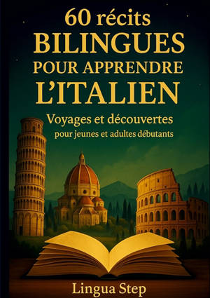 60 Récits bilingues pour apprendre l'Italien : Voyages et Découvertes pour Jeunes et Adultes Débutants