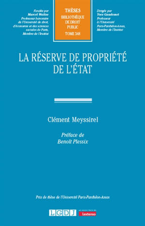 La réserve de propriété de l'Etat