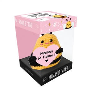Abeille crochet Maman je t'aime