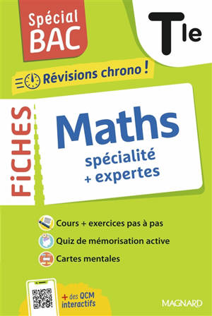Maths terminale : révisions chrono ! : spécialité + expertes