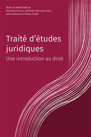Traité d'études juridiques : une introduction au droit