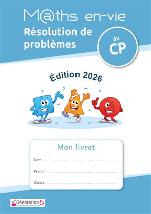 Livret élève : Enseigner la résolution de problèmes au CP (édition 2026)