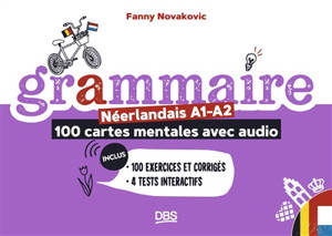 Grammaire néerlandais A1-A2 : 100 cartes mentales avec audio