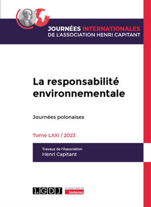 La responsabilité environnementale : journées polonaises 2023