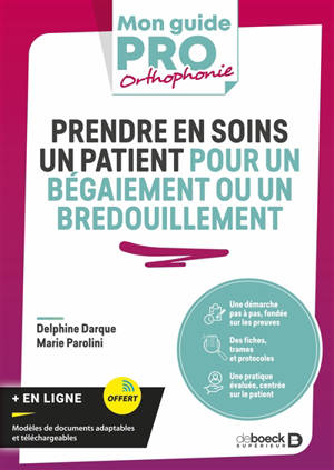 Prendre en soins un patient pour un bégaiement ou un bredouillement