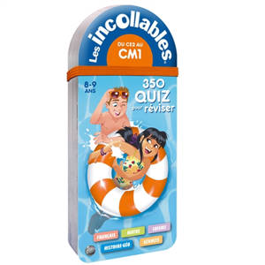 350 quiz pour réviser : du CE2 au CM1, 8-9 ans