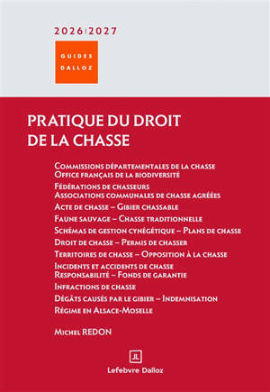 Pratique du droit de la chasse : 2026-2027