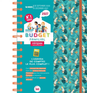 Budget familial 2027 : 16 mois, de septembre 2026 à décembre 2027 : l'agenda de comptes le plus complet !