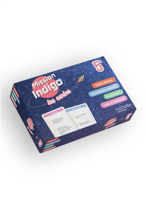 Opérations, nombres relatifs, fractions, calcul littéral 5e : les cartes