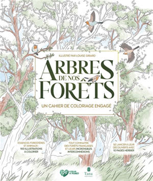 Arbres de nos forêts : un cahier de coloriage engagé