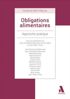 Obligations alimentaires : approche pratique