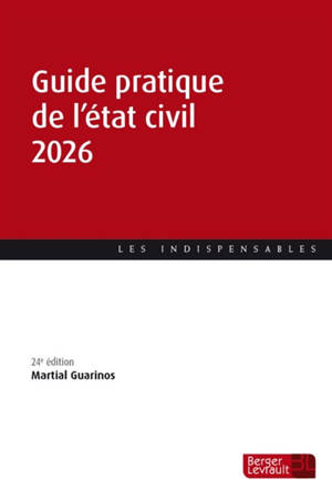 Guide pratique de l'état civil 2026