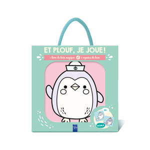 Le manchot : 1 livre de bain magique et 5 copains de bain