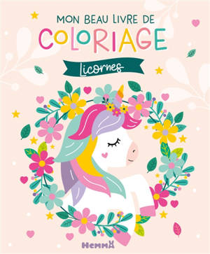 Mon beau livre de coloriage licornes