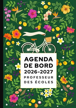 Agenda de bord 2026/2027 professeur des écoles : Carnet de bord A4 pour les enseignants