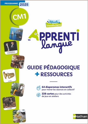 Rituels de vocabulaire CM1 : guide pédagogique + ressources : programme 2025