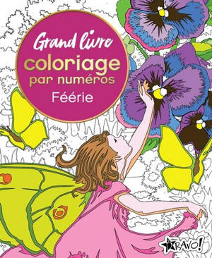 Grand livre de coloriage par numéros : Féérie