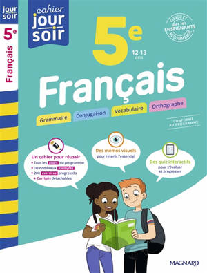 Français 5e, 12-13 ans : conforme au programme