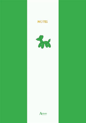 Carnet de notes : chien ballon