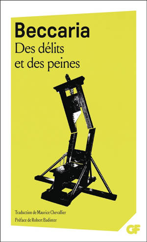 Des délits et des peines