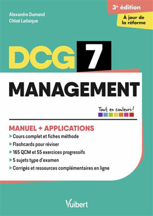 DCG 7, management : manuel + applications