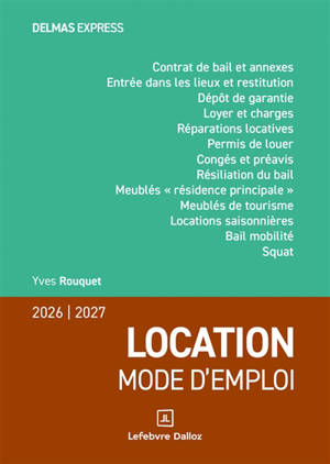 Location, mode d'emploi : 2026-2027