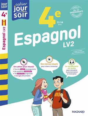 Espagnol LV2 4e, 13-14 ans : conforme au programme