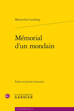 Mémorial d'un mondain