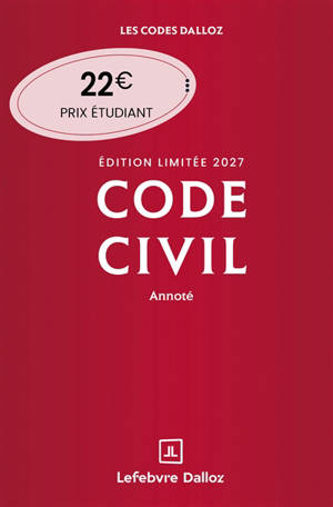 Code civil 2027, annoté