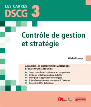 Contrôle de gestion et stratégie, DSCG 3