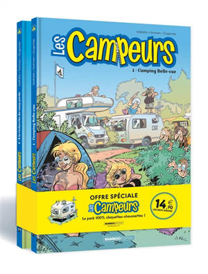 Les campeurs : pack promo tome 01 et tome 02